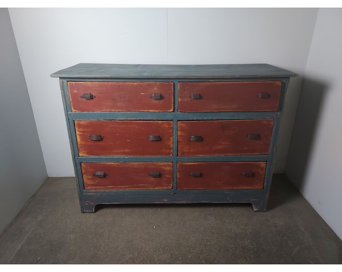 Mid 1800,s Six Drawer Sideboard # 193827  Shipping is not a 1.00 Shipping is not free please contact us before purchase Thanks