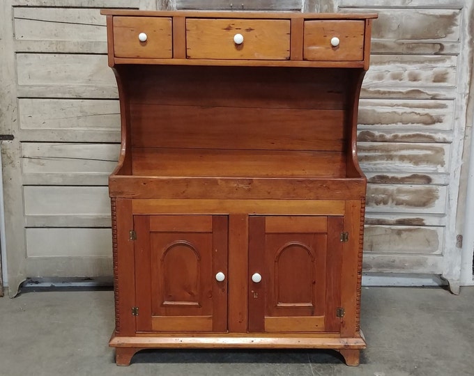 1850'S PINE DRY SINK # 185877 Shipping is not free please conatct us before purchase Thanks