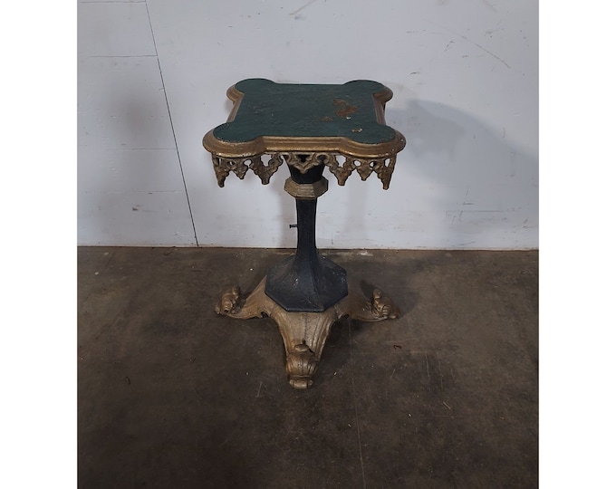 Mid 1800,s Rare Cast Iron Table # 193519  Shipping is not free please conatct us before purchase Thanks