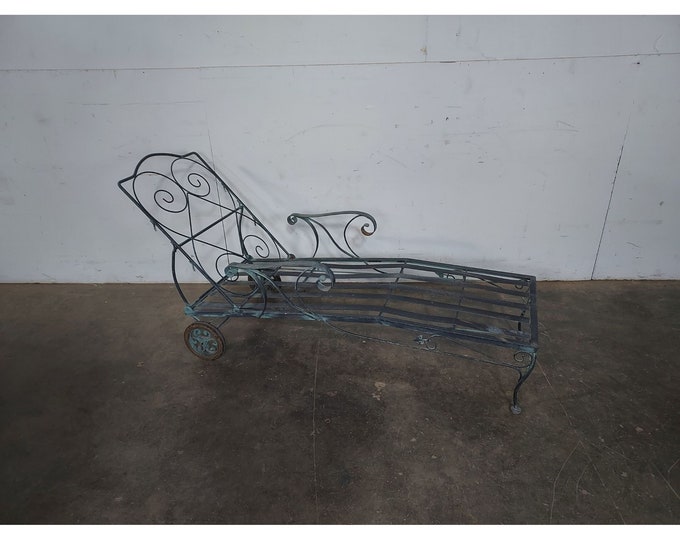 1950,S IRON CHAISE # 194409 Shipping is not free please conatct us before purchase Thanks