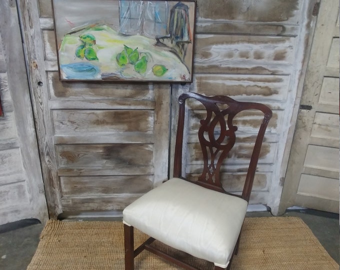 1900'S MAHOGANY SIDE CHAIR # 182099 Shipping is not free please conatct us before purchase Thanks