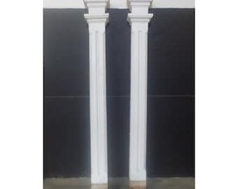 Pair Of 1840's Column's # 183665 Shipping is not a 1.00 Shipping is not free please contact us before purchase Thanks