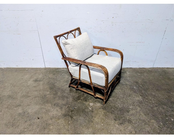 1940,s Split Reed Arm Chair # 198717 Shipping is not a 1.00 Shipping is not free please contact us before purchase Thanks
