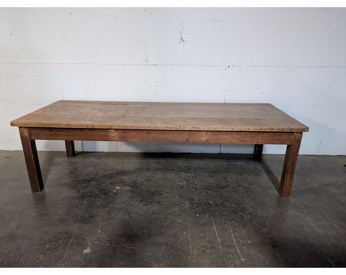 Late 1800,s Scrubbed Oak Kitchen Prep Table # 197612 Shipping is not a 1.00 Shipping is not free please contact us before purchase Thanks