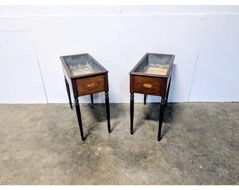 Paar Elegante 1930,s Holz Pflanzgefäße #200027 Versand ist nicht 1,00 Versand ist nicht kostenlos bitte kontaktieren Sie uns vor dem Kauf Danke