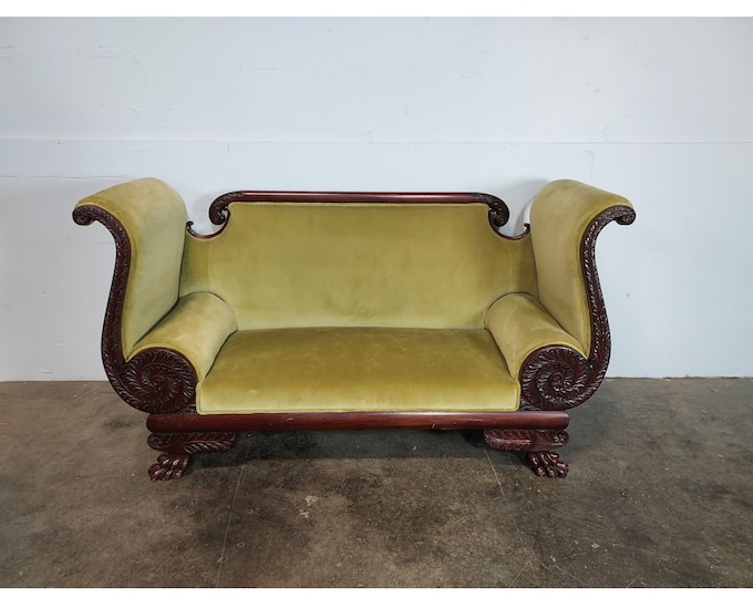OUTSTANDING 1840,S SETTEE # 189102 Shipping is not a 1.00 Shipping is not free please contact us before purchase Thanks
