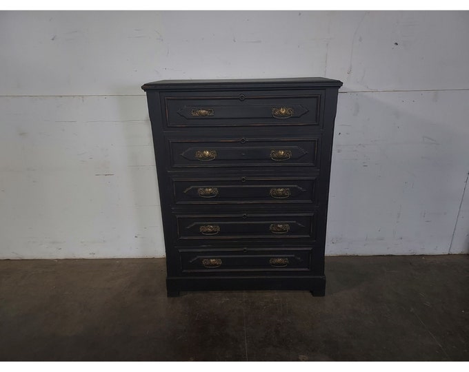 Vintage Five Drawer Chest Of Drawers # 194339 Shipping is not free please conatct us before purchase Thanks