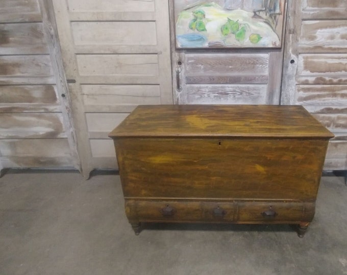 1880'S BLANKET CHEST # 184855 Shipping is not free please conatct us before purchase Thanks