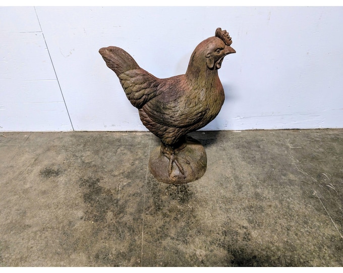 Vintage Cast Iron Rooster # 200996 Shipping is not a 1.00 Shipping is not free please contact us before purchase Thanks