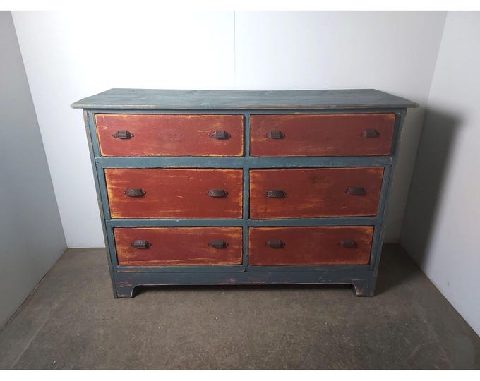 Mid 1800,s Six Drawer Sideboard # 193827  Shipping is not a 1.00 Shipping is not free please contact us before purchase Thanks