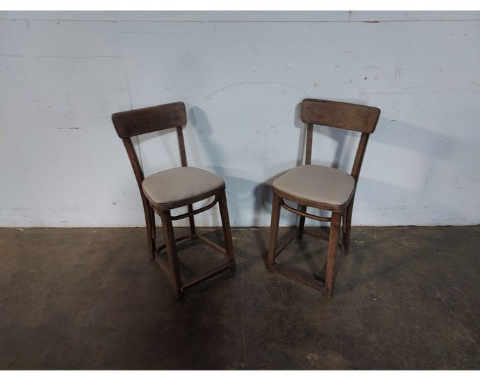 Pair Of Unique 1890,s Artist Stools # 193717 Shipping is not free please conatct us before purchase Thanks