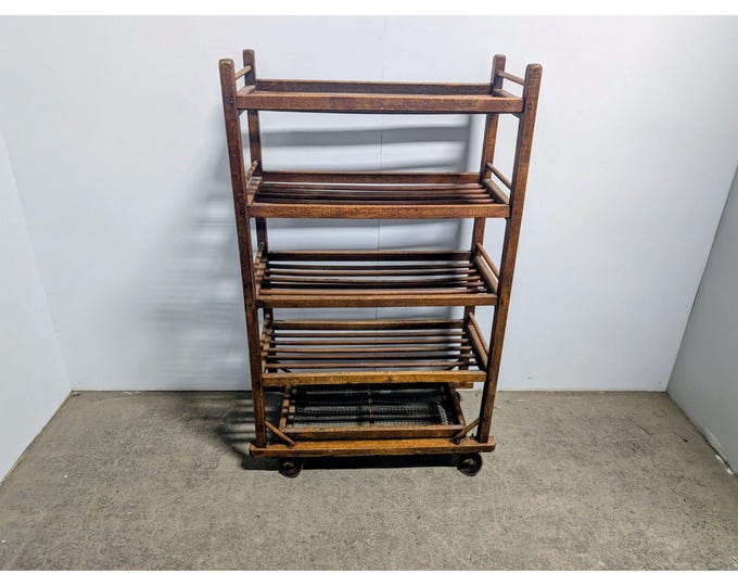 1920,s Shoe Rack On Casters # 199773 Shipping is not a 1.00 Shipping is not free please contact us before purchase Thanks