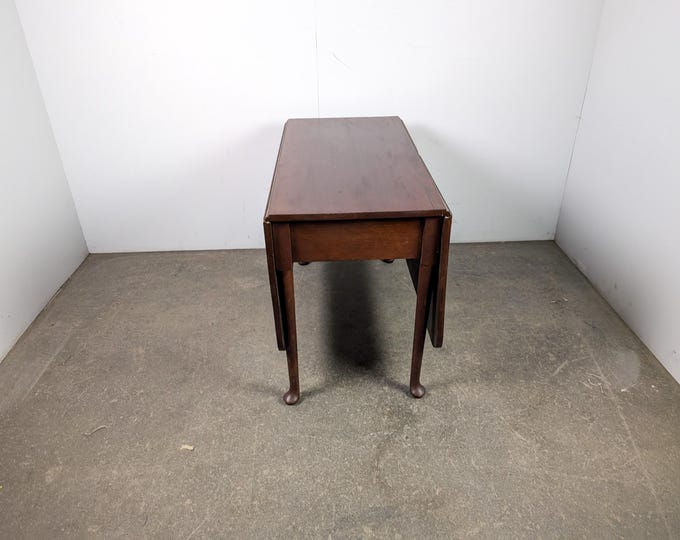 1840s Queen Ann Mahogany Drop Leaf Table # 195909 Shipping is not a 1.00 Shipping is not free please contact us before purchase Thanks