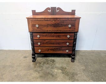 1840,s Cherry And Mahogany Four Drawer Chest Of Drawers # 200708 Shipping is not a 1.00 Shipping is not free please contact us