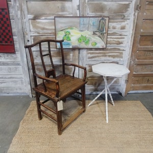 ELM WOOD CHAIR 17167 Shipping is not free please conatct us before purchase Thanks image 1