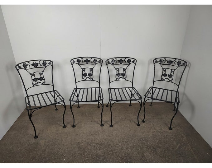 Set Of Four 1930's Iron Chairs # 188680 Shipping is not free please conatct us before purchase Thanks