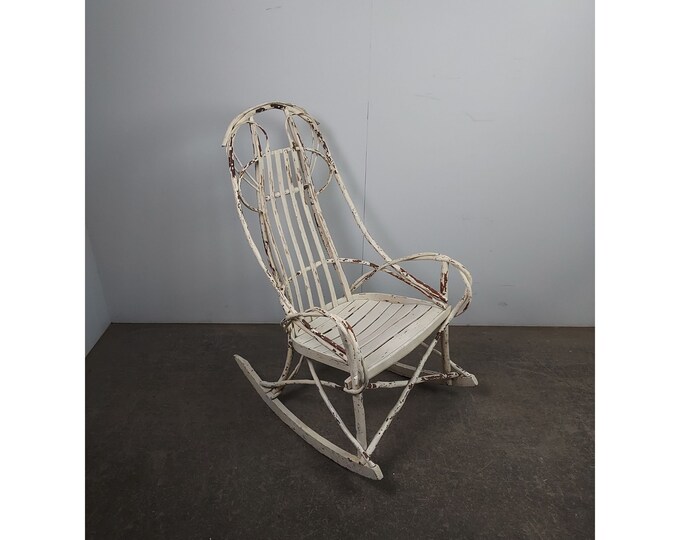 Nice 1920,s Adirondack Rocking Chair # 192558 Shipping is not free please conatct us before purchase Thanks