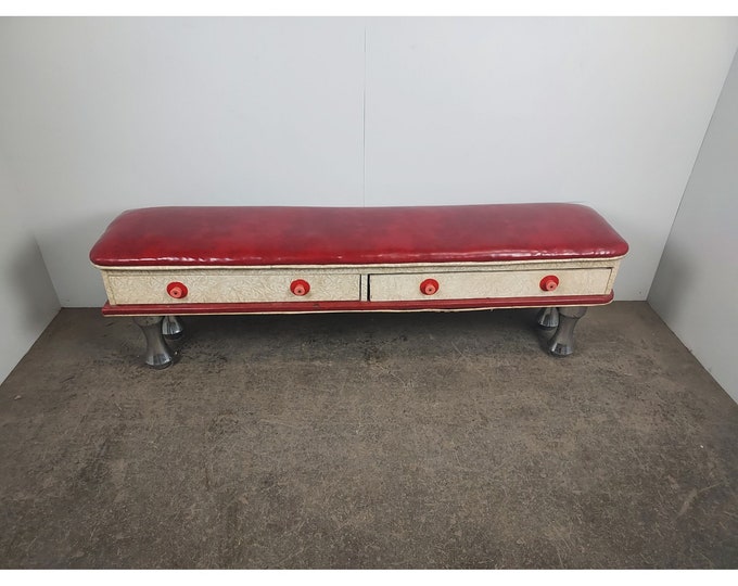 Fun And Funky Leather Bench # 189121 Shipping is not free please conatct us before purchase Thanks