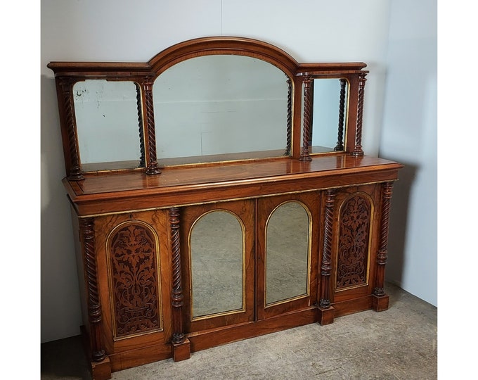 1860'S INLAID WALNUT SIDEBOARD # 182998 Shipping is not a 1.00 Shipping is not free please contact us before purchase Thanks