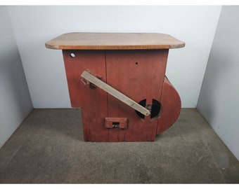 Mid 1880,s Grain Sorter Original Color Now A Work Table # 194256 Shipping is not a 1.00 Shipping is not free