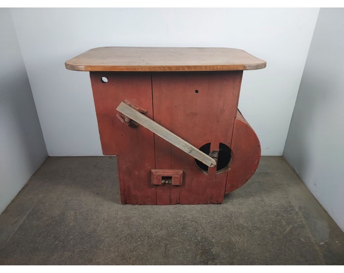 Mid 1880,s Grain Sorter Original Color Now A Work Table # 194256  Shipping is not free please conatct us before purchase Thanks