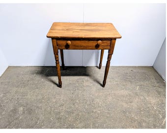 1860,s One Drawer Pine Table # 201078 Shipping is not a 1.00 Shipping is not free please contact us before purchase Thanks