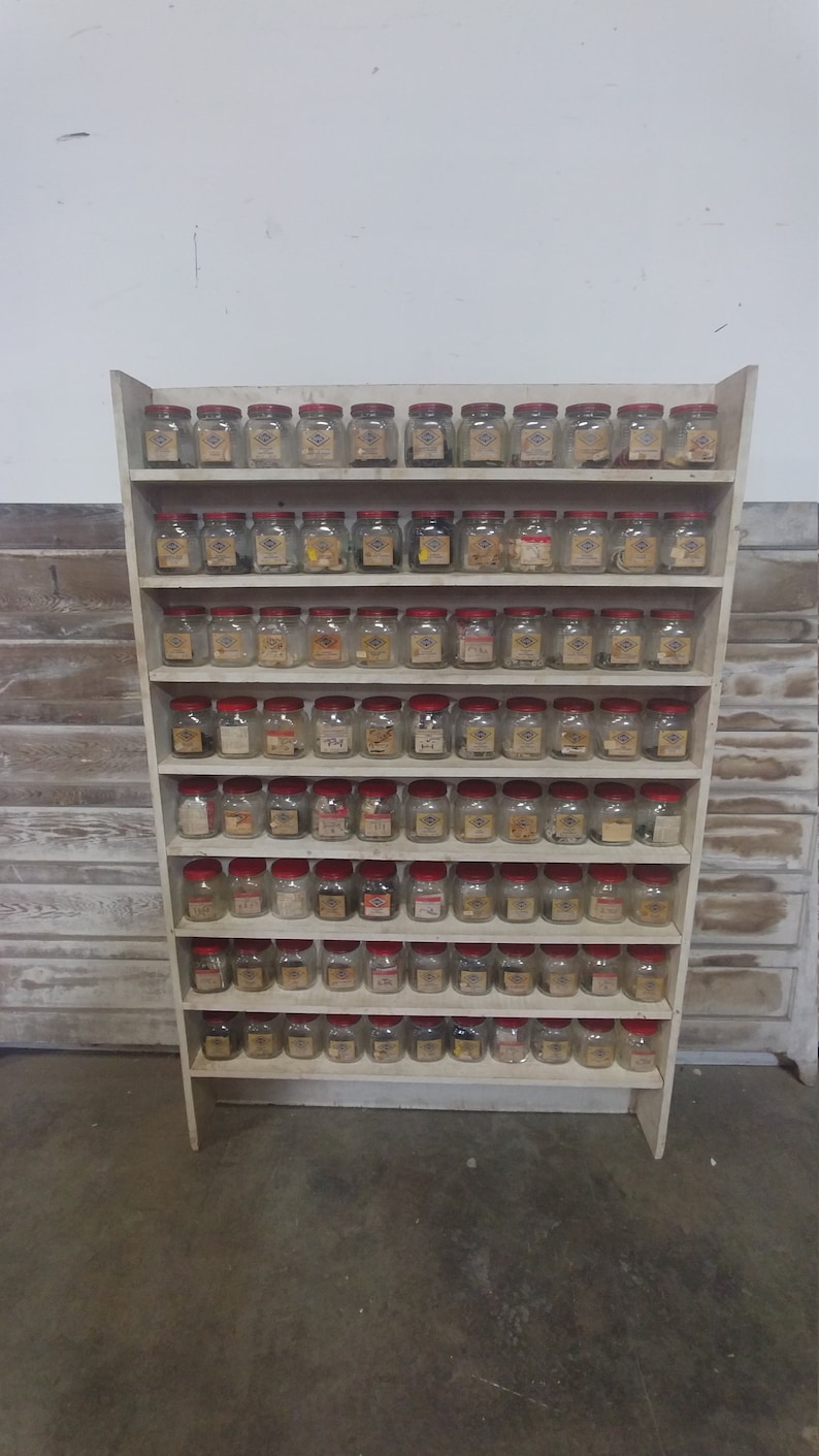 Vintage Hardware Store Display Shelving 183169 Etsy