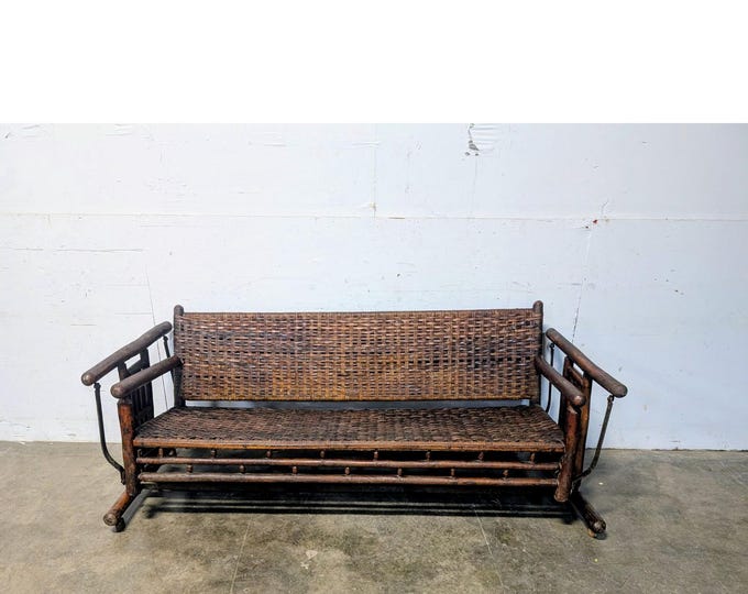 Late 1800,s Old Hickory Glider # 198163 Shipping is not a 1.00 Shipping is not free please contact us before purchase Thanks