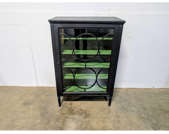 1920,s Mahogany Painted Cabinet # 201421 Shipping is not a 1.00 Shipping is not free please contact us before purchase Thanks