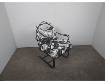 1940,s  Metal Spring Back Chair # 188932 Shipping is not a 1.00 Shipping is not free please contact us before purchase Thanks