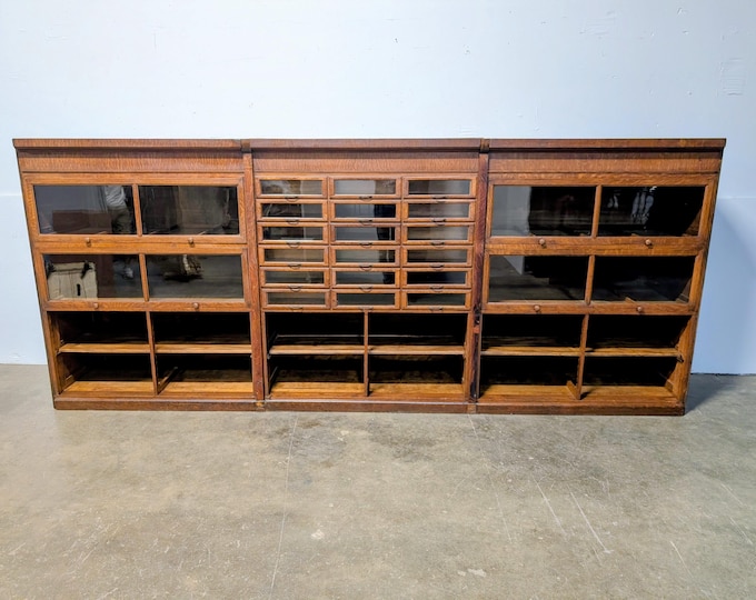 1920,s Haberdashery Cabinet From A Department Store # 200839 Shipping is not a 1.00 Shipping is not free please contact us before purchase