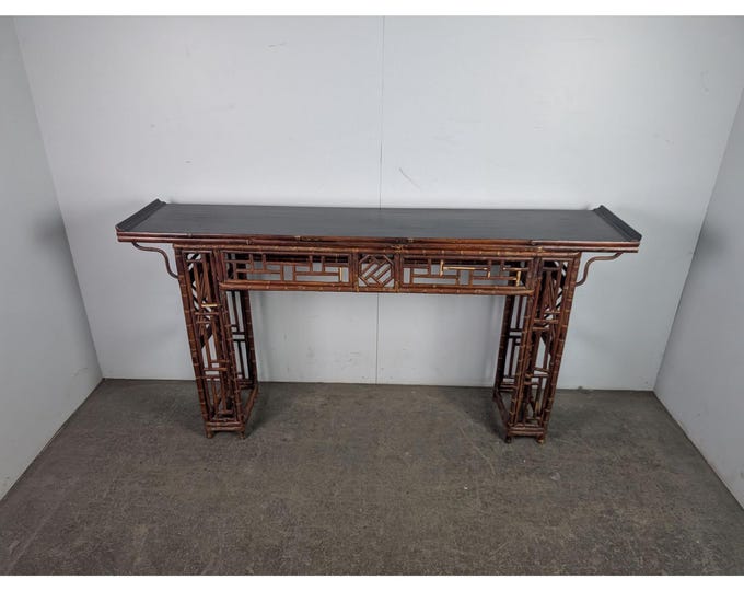 1940,s BAMBOO ALTAR TABLE # 197567 Shipping is not a 1.00 Shipping is not free please contact us before purchase Thanks