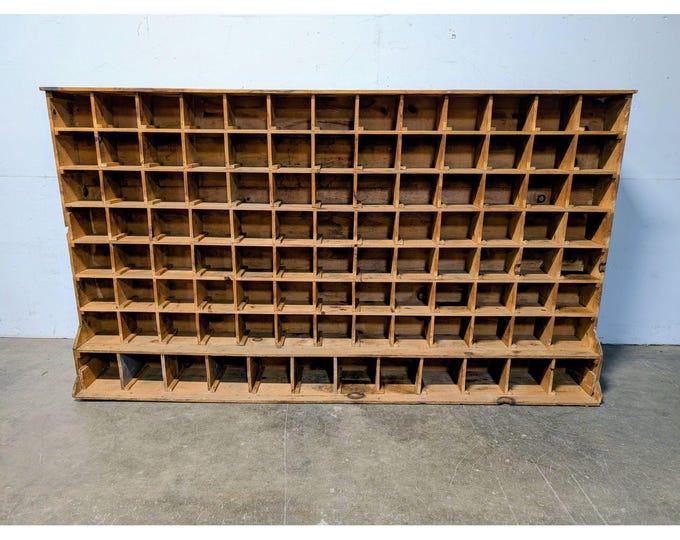 Fantastic 1940,s Double Sided Cubby # 199096 Shipping is not a 1.00 Shipping is not free please contact us before purchase Thanks