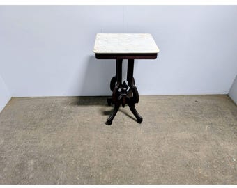 1860,s Mahogany Table With A  Marble Top # 201077 Shipping is not a 1.00 Shipping is not free please contact us before purchase Thanks