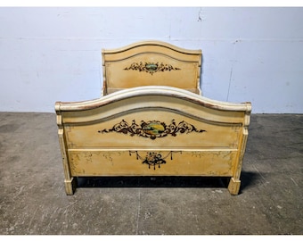 1860,S PAINTED DECORATED BED # 198208 Shipping is not a 1.00 Shipping is not free please contact us before purchase Thanks