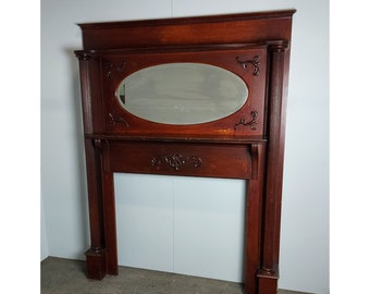 OAK MANTEL # 17057 Shipping is not free please conatct us before purchase Thanks