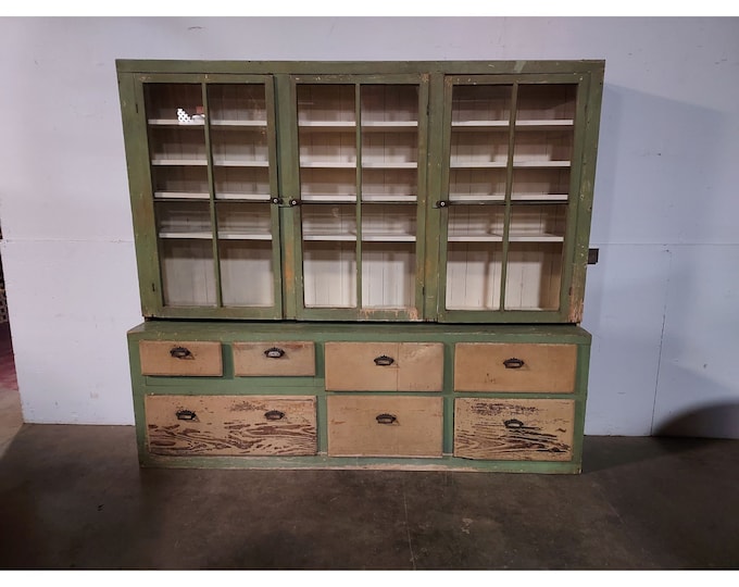 1880,s TWO PIECE CUPBOARD # 191335 Shipping is not free please conatct us before purchase Thanks