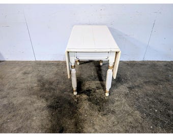 1900,s Paint Decorated Drop Leaf Table # 198113 Shipping is not a 1.00 Shipping is not free please contact us before purchase Thanks