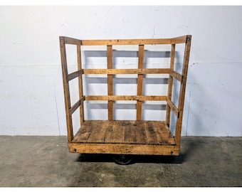 1920,S WOODEN FACTORY CART # 198181 Shipping is not a 1.00 Shipping is not free please contact us before purchase Thanks