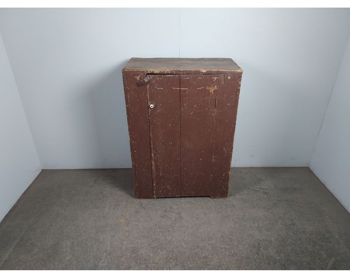 Simple Mid 1800,s One Door Cabinet # 194238  Shipping is not free please conatct us before purchase Thanks