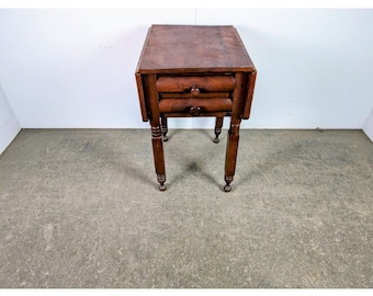 1840,s Drop Leaf Side Table # 197887 Shipping is not a 1.00 Shipping is not free please contact us before purchase Thanks