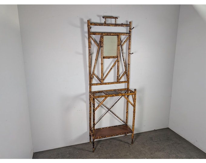 1920,s Burnt Bamboo Hall Tree # 197538 Shipping is not a 1.00 Shipping is not free please contact us before purchase Thanks