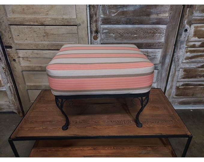 1940,S IRON OTTOMAN / TABLE # 187085 Shipping is not a 1.00 Shipping is not free please contact us before purchase Thanks