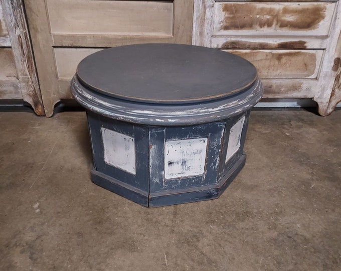 Fun 1940's Gray And White Coffee Table # 187407 Shipping is not free please conatct us before purchase Thanks