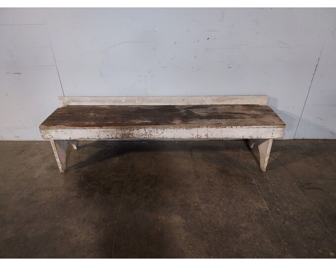 Simple 1900,s Bracket Leg Bench # 194168 Shipping is not free please conatct us before purchase Thanks