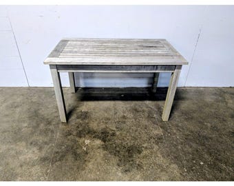 Vintage Country Teak Table # 200881 Shipping is not a 1.00 Shipping is not free please contact us before purchase Thanks