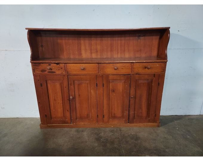 Unusual 1860,s English Pine Cabinet # 194869 Shipping is not free please conatct us before purchase Thanks