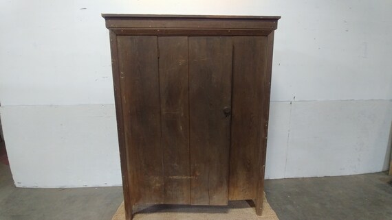 Early Primitive Cabinet 182531 Etsy