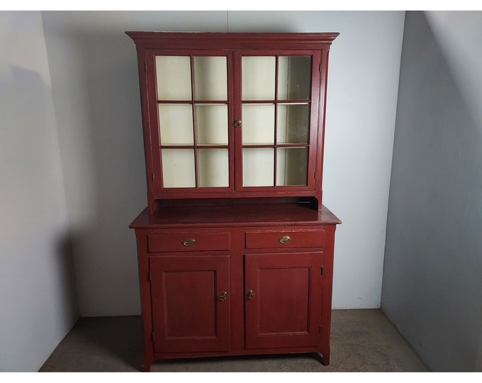 1840,S TWO PIECE CUPBOARD # 194153 Shipping is not a 1.00 Shipping is not free please contact us before purchase Thanks