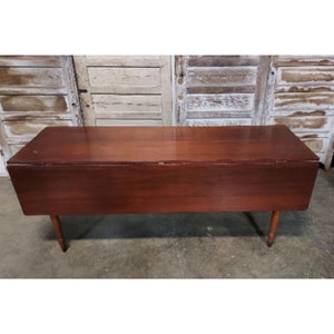 1850&#39;S DROP LEAF TABLE # 187328 Shipping is not a 1.00 Shipping is not free please contact us before purchase Thanks